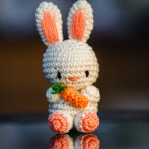 Hase „Hoppel“ – handgehäkeltes Kuscheltier